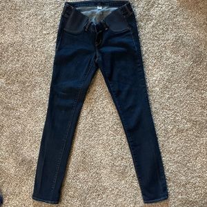 Old Navy Maternity Size 6 Long Skinny Jeans with side Panel